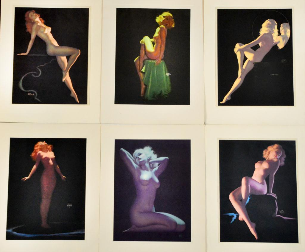(6) Earl S. Moran Female Nude