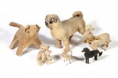 (6) EARLY STUFFED ANIMALS Incl