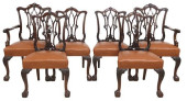 (6) ENGLISH CHIPPENDALE STYLE