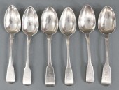 (6) ENGLISH GEORGIAN STERLING