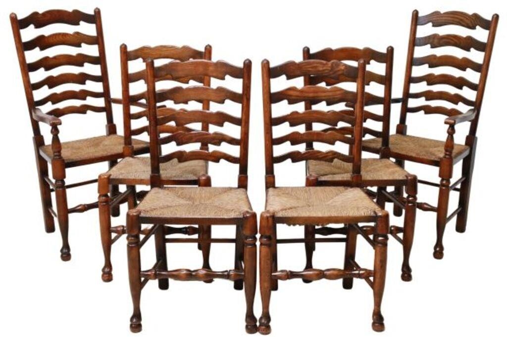 (6) ENGLISH LANCASHIRE OAK