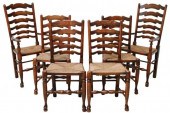 (6) ENGLISH LANCASHIRE OAK LAD