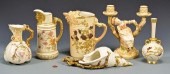 6 ENGLISH ROYAL WORCESTER PORC