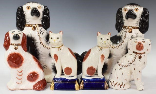 6) ENGLISH STAFFORDSHIRE & OTHER