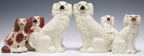 (6) ENGLISH VICTORIAN STAFFORDSHIRE