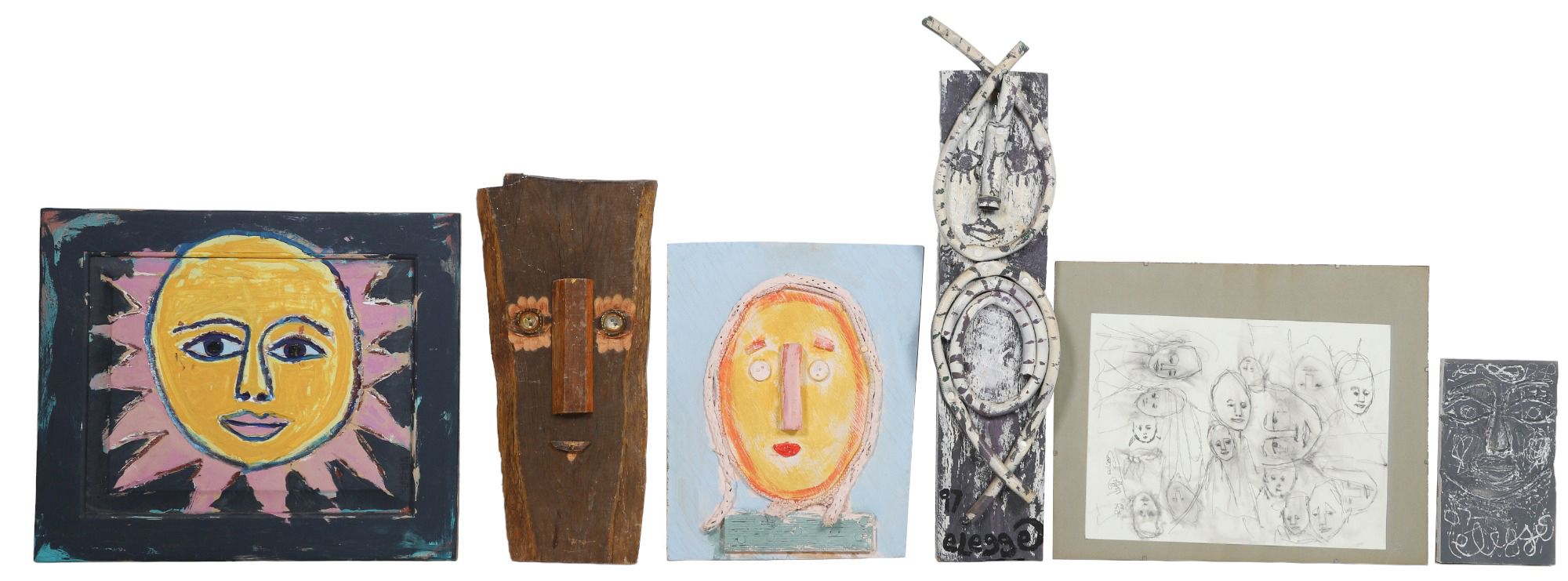 (6) Eric Legge outsider art