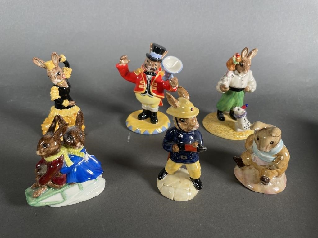 6 FIGURINES ROYAL DOULTON, ROYAL