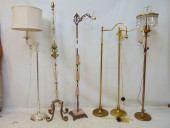 6 FLOOR LAMPS, INCLUDES MATCHI