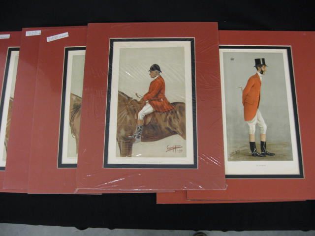 6 Fox Hunt Lithographs of Fox