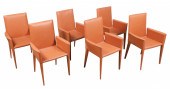 (6) Frag Italian Modern leathe