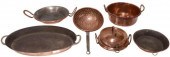 (6) FRENCH COPPER & METAL KITC