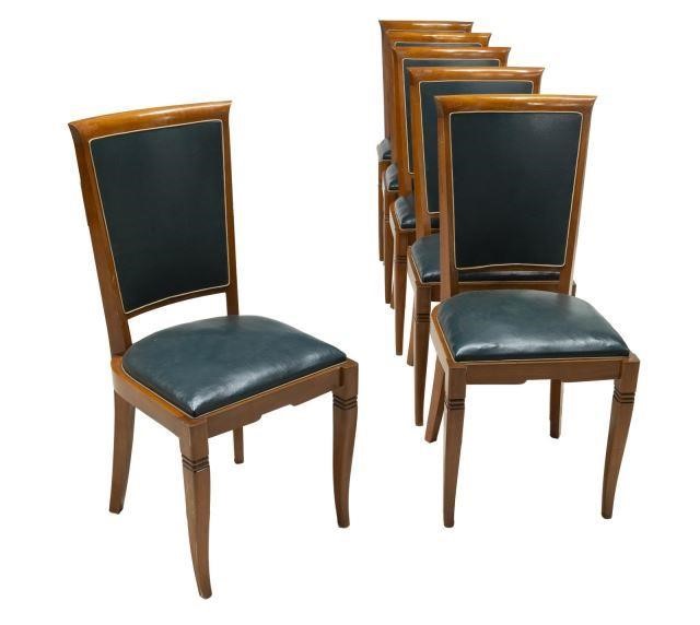 (6) FRENCH EMPIRE STYLE FRUITWOOD