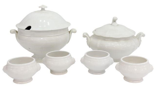 (6) FRENCH & ITALIAN CERAMIC SOUP