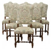 (6) FRENCH LOUIS XIII STYLE HI
