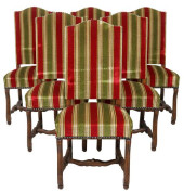 (6) FRENCH LOUIS XIV STYLE HIG