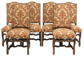 (6) FRENCH LOUIS XIV STYLE UPH