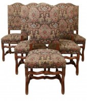 (6) FRENCH LOUIS XIV STYLE HIG