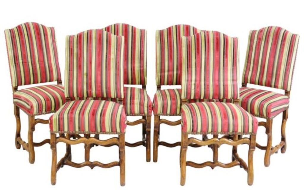 (6) FRENCH LOUIS XIV STYLE HIGH