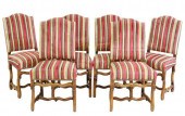 (6) FRENCH LOUIS XIV STYLE HIG