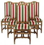 (6) FRENCH LOUIS XIV STYLE HIG