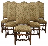 (6) FRENCH LOUIS XIV STYLE UPH
