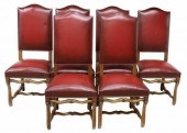 (6) FRENCH LOUIS XIV STYLE UPH