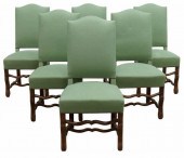 (6) FRENCH LOUIS XIV STYLE UPH