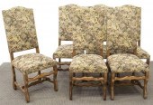 (6) FRENCH LOUIS XIV STYLE HIG