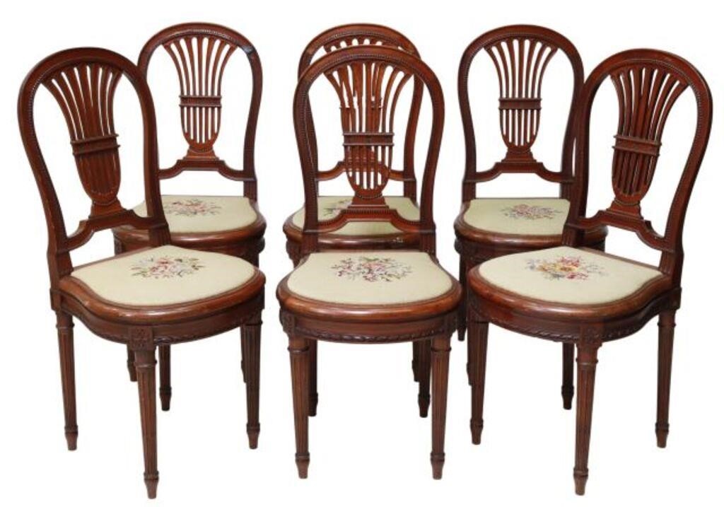 (6) FRENCH LOUIS XVI STYLE