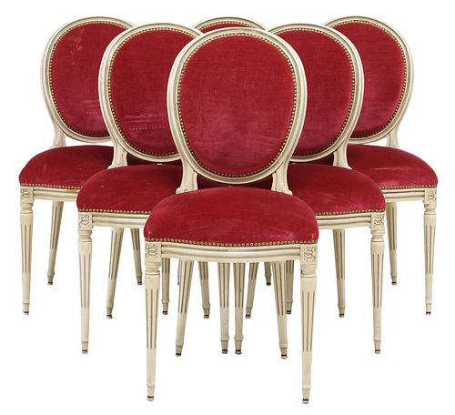 (6) FRENCH LOUIS XVI STYLE