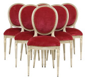 (6) FRENCH LOUIS XVI STYLE PAI