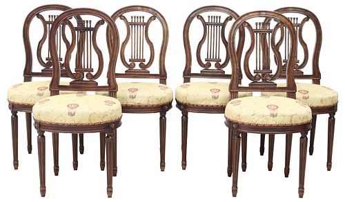 (6) FRENCH LOUIS XVI STYLE