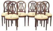 (6) FRENCH LOUIS XVI STYLE LYR