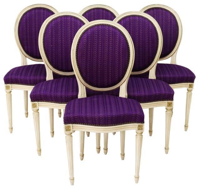 (6) FRENCH LOUIS XVI STYLE