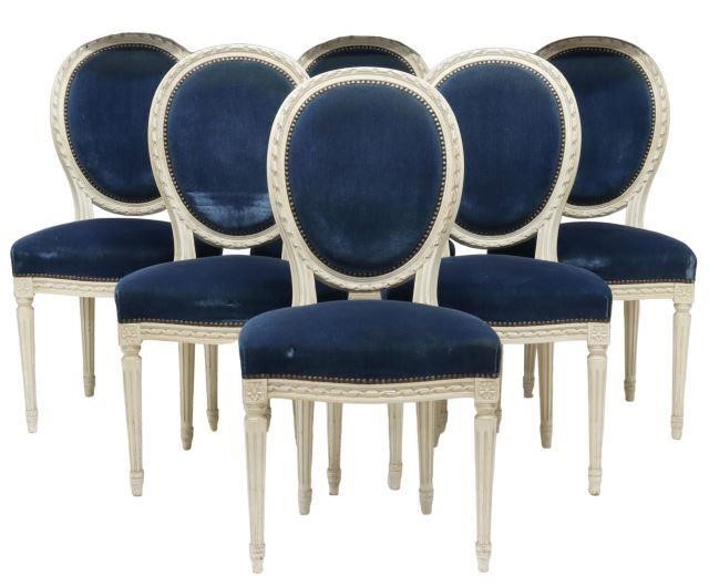 (6) FRENCH LOUIS XVI STYLE