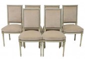 (6) FRENCH LOUIS XVI STYLE UPH