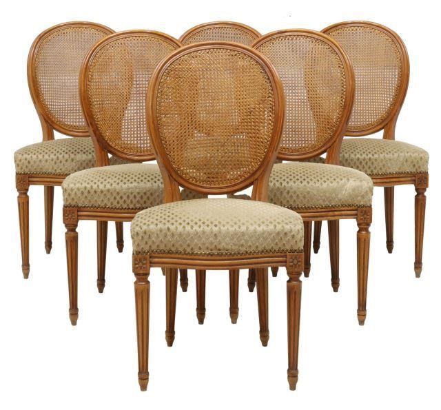 (6) FRENCH LOUIS XVI STYLE