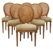 (6) FRENCH LOUIS XVI STYLE CAN
