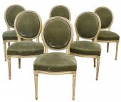 (6) FRENCH LOUIS XVI STYLE PAI