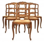 (6) FRENCH PROVINCIAL FRUITWOO