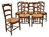 (6) FRENCH PROVINCIAL FRUITWOO