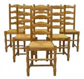 (6) FRENCH PROVINCIAL FRUITWOO