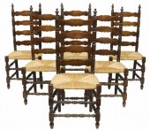 (6) FRENCH PROVINCIAL LADDER-B
