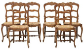 (6) FRENCH PROVINCIAL LADDERBA
