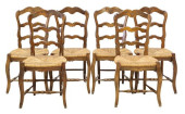 (6) FRENCH PROVINCIAL OAK LADD