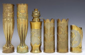 (6) FRENCH WWI-ERA TRENCH ART