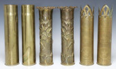 (6) FRENCH WWI-ERA TRENCH ART