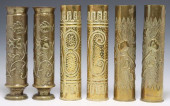 (6) FRENCH WWI-ERA TRENCH ART