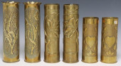 (6) FRENCH WWI-ERA TRENCH ART