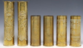 (6) FRENCH WWI-ERA TRENCH ART